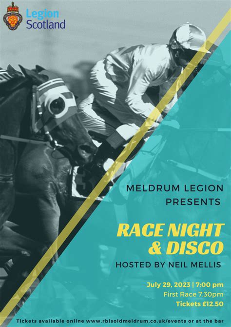 Race Night & Disco – Oldmeldrum Legion