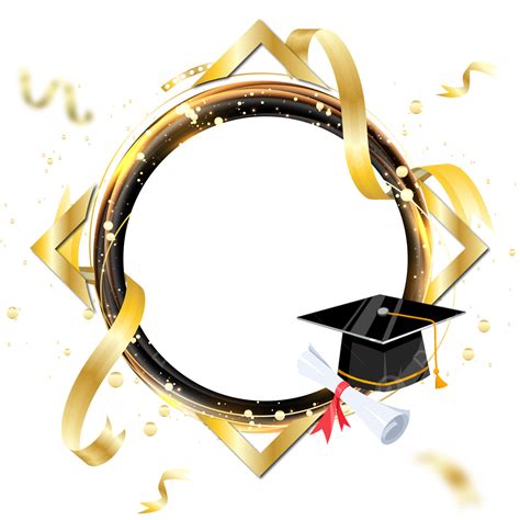 Maroon Graduation Cap Clipart Hd PNG, Graduation Border Graduation Cap Graduation Certificate ...