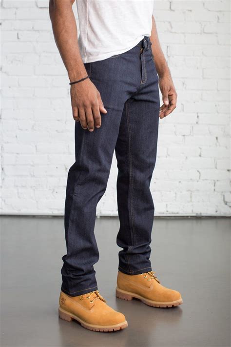 Tailored Fit Dark Wash | Timberland boots outfit mens, Boots outfit men, Men fashion casual outfits