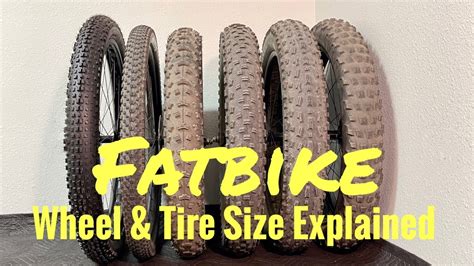 Bike Tire Size Explained | Choose the right size! | Fat Bike - YouTube