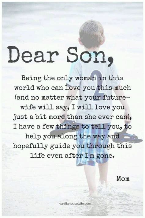 Dear son | Son quotes, Mommy and son quotes, Mother quotes