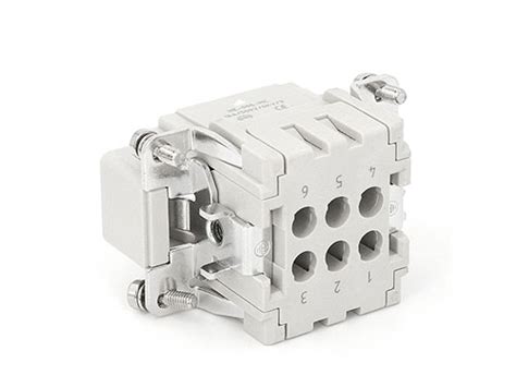 6 Pin Heavy Duty Connector Inserts with Hoods - China | Yueqing Boese ...