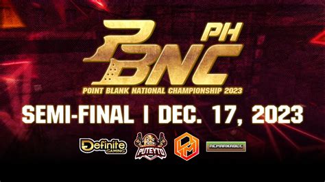 LIVE : Point Blank National Championship 2023 (Round Semi Final) - YouTube