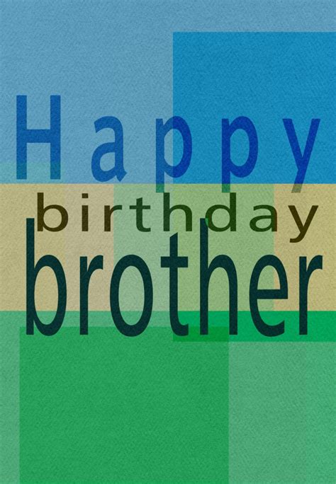 Happy Birthday Brother Cards Printable - NewFreePrintable.net