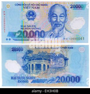 20000 dong bank note of Vietnam. Dong is the national currency of Vietnam Stock Photo - Alamy