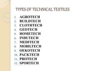 Technical textiles | PPT