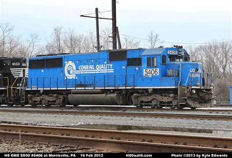 NS Locomotive Detail Photos - EMD SD50 #5406