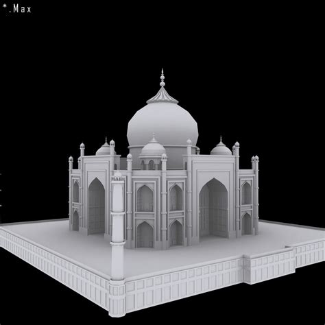 taj mahal 3d model