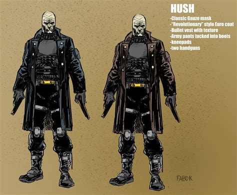 Hush character design by Jason Fabok * | Superhero art, Hush hush, Dc ...