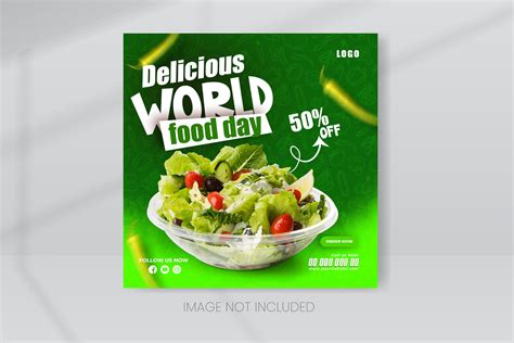 World Food Day Square Poster Template Graphic by VMSIT · Creative Fabrica