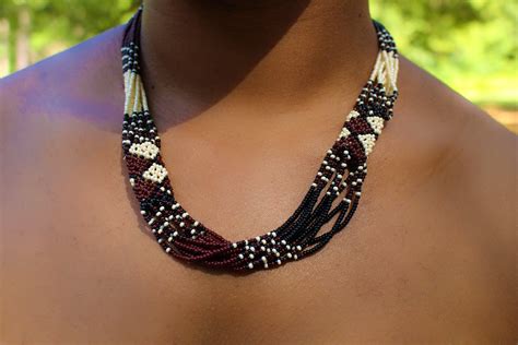 Hand Beaded African Necklace From South Africa | RockYourLocs