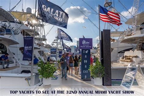 Top Yachts to See at the 32nd Annual Miami Yacht Show - Galati Yachts