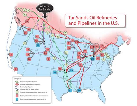 Oil Pipelines In The United States Map - United States Map