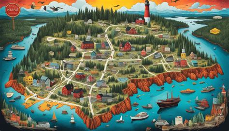 Explore Stephen King’s Maine Map Guide – StephenKingly