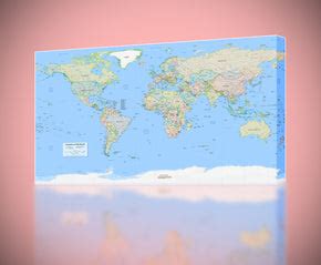 Canvas Prints - World Map - Decalz.co