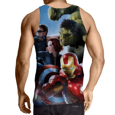 Marvel The Avengers Symbol Iron Man Unique Style 3D Hoodie ...