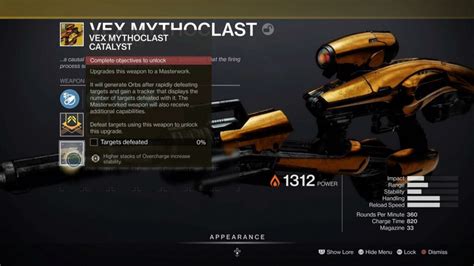 Destiny 2 Vex Mythoclast & Catalyst Completion | Sherpas of Destiny