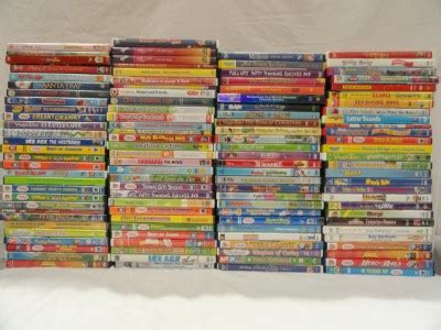 HUGE Lot of 113 Childrens Baby Kids Movies DVD'S BABY GENIUS DISNEY and ...