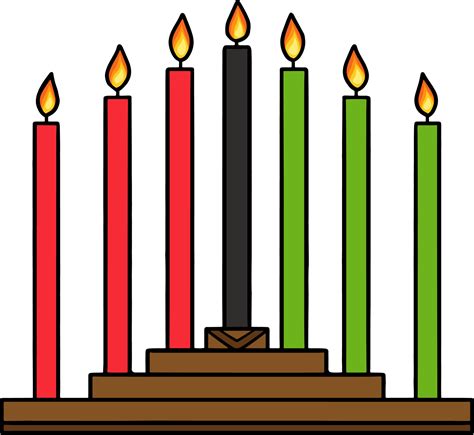 Kwanzaa Kinara Cartoon Colored Clipart 11770206 Vector Art at Vecteezy