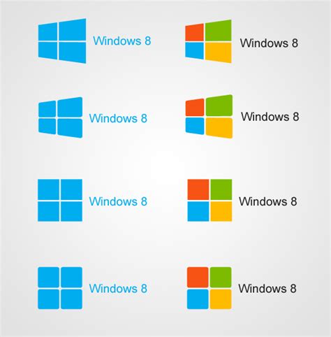 Free Vector PSD with Windows 8 Logo by eds-danny on DeviantArt