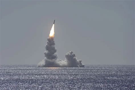 US Navy test fired Trident 2 ballistic missile from USS Maine submarine