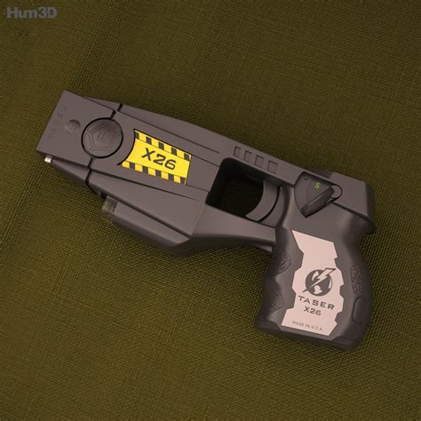 Police issue X26 Taser 3D model - Weapon on Hum3D