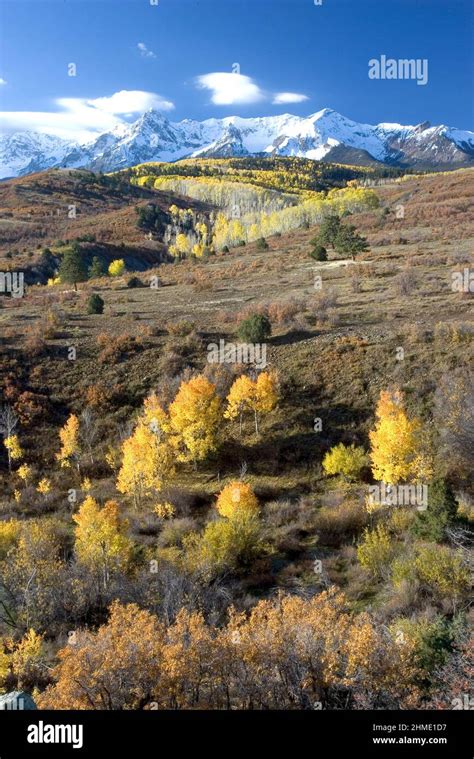 Fall Colors in San Juan Mountains, Colorado, USA Stock Photo - Alamy