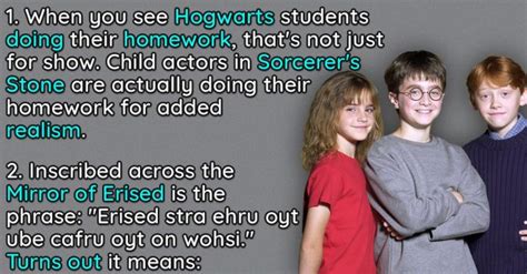 'Harry Potter' Behind-the-Scenes: 30 Magical Facts You Never Knew