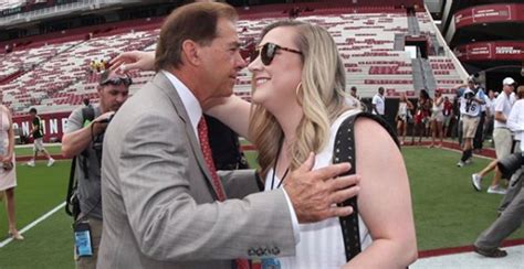 Nick Saban's daughter Kristen Saban gears up in black leather jumpsuit ...