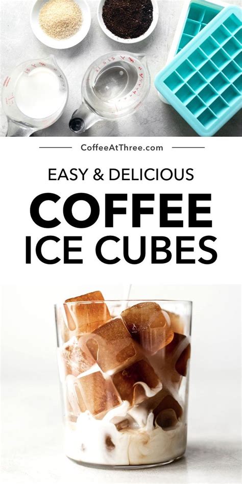 Coffee Ice Cubes Made Easy | Coffee ice cubes, Coffee ice cubes recipe ...