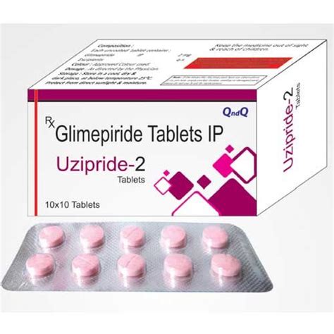 2 Mg Glimepiride Tablets IP, For Diabetes, Tablet, Rs 50 /pack | ID: 6324739930