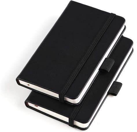 Vanpad (2 Pack) Pocket Notebook Small Hardcover Note Book 3" x 5.5 ...