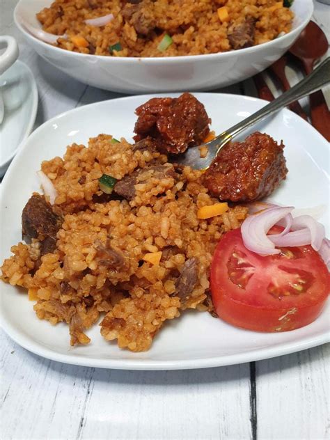 Jollof Rice (Ghana Style) • Curious Cuisiniere