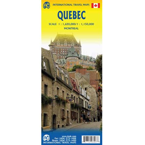 Quebec Travel Map - Geographica