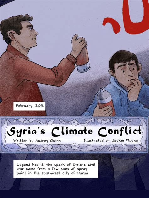 What is the role of climate change in the conflict in Syria? | Life comics, Years of living ...