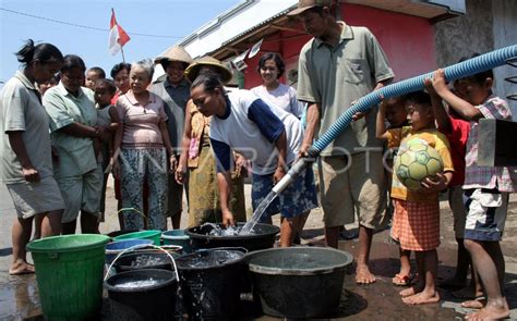 kelangkaan air bersih | ANTARA Foto