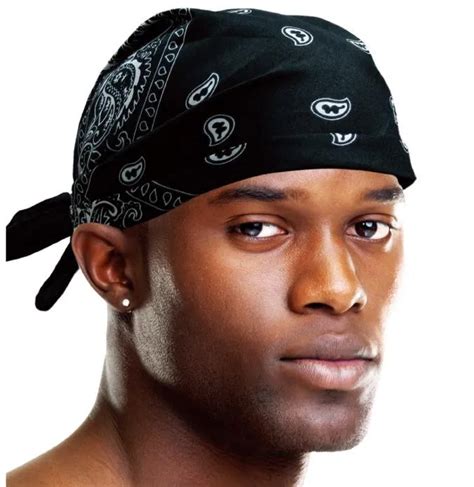 cap Hip hop headscarf Gangsta square BBOY headscarf Bandana-in Caps ...