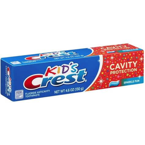 Crest Toothpaste Kids' Cavity Protection, Sparkle Fun Flavor 4.60 oz (Pack of 2) - Walmart.com ...