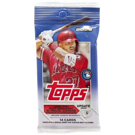 MLB Topps 2023 Update Series Baseball Trading Card RETAIL Pack (14 ...