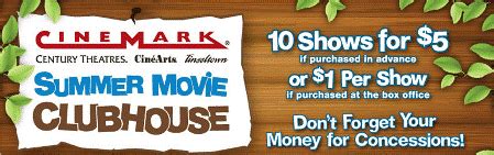 Cinemark Summer Movie Pass! 10 Movies Only $5.00! - Freebies2Deals