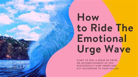 How To Use Urge Surfing Technique To Cope With Urges - YouTube