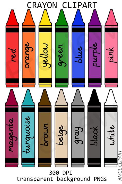 Names Of Crayon Colors