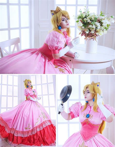 Princess Peach Dress | Princess peach cosplay, Princess peach costume, Princess peach dress