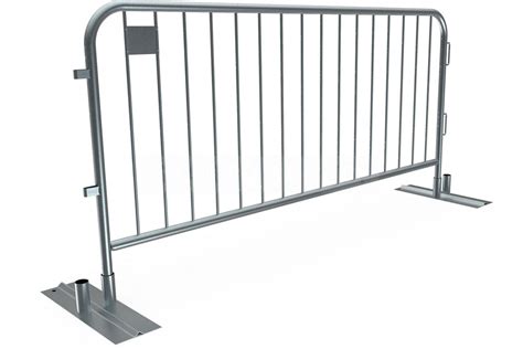 Metal Crowd Barriers Space Saving - Steel Barricades Galvanized