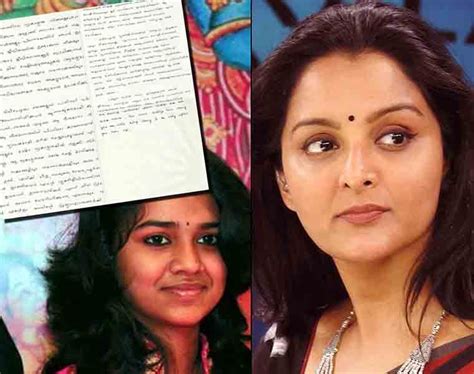 This letter by Manju Warrier on Dileep and daughter Meenakshi is going viral