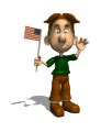 Free American Flag Animations - Graphics