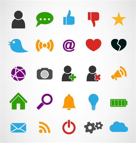 Common Web Icons, graphic illustratin vector 274338 Vector Art at Vecteezy