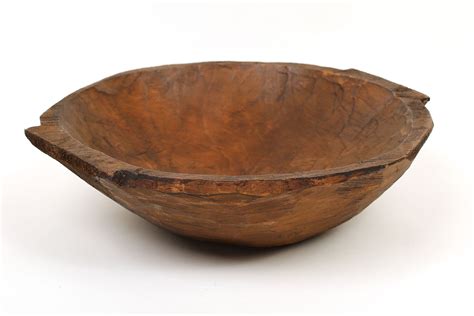 Chubster Deep Rustic Wooden Dough Bowl With