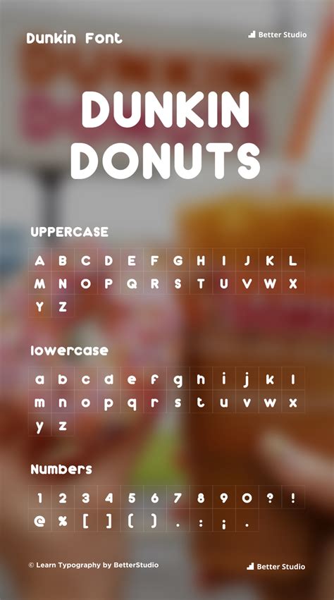 Dunkin Donuts Font: Download Free Font & Logo