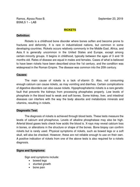 Understanding Rickets and Myonecrosis: A Comprehensive Review of the Causes, Symptoms, Diagnosis ...